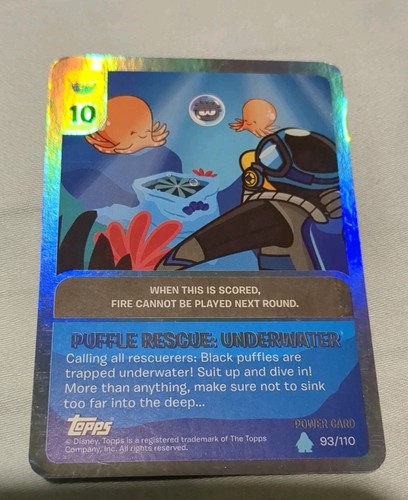 Club penguin trading card - penguin,
