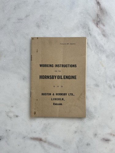 Original hornsby oil - original, engine