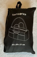 Samsonite Foldaway Lightweight Travel Bag, Black, 55 x 30 x 21 cm
