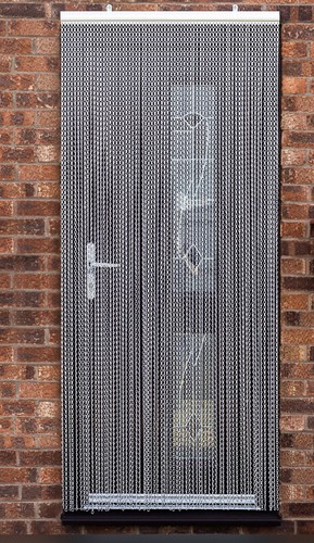 Aluminium door fly screen - aluminium,