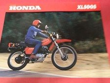 1980 Honda XL500 S Motorcycle Sales Brochure - Literature