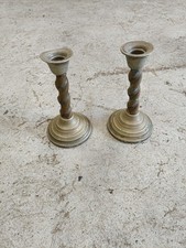 Pair of Vintage Antique Brass