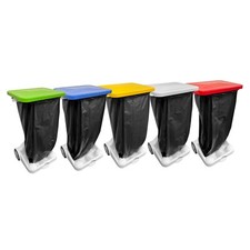 Plastic sack holder semi - sack,