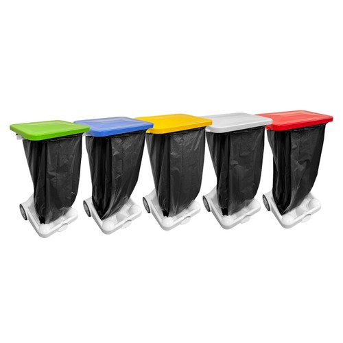 Plastic sack holder semi - sack,
