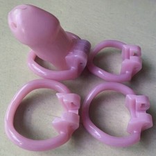Male Chastity Cage Belt with 4