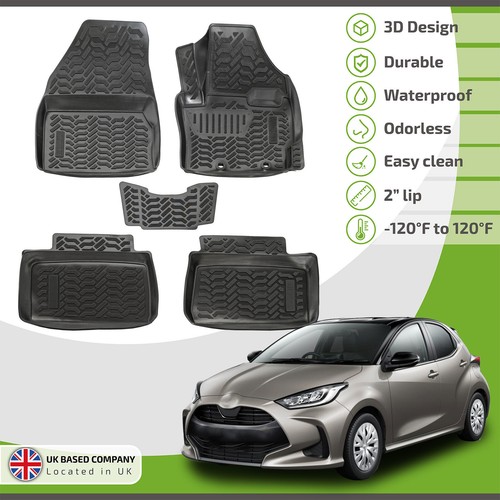 Car mats rubber floor - 3d,