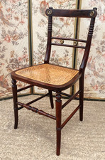 Antique Regency Cane Seated