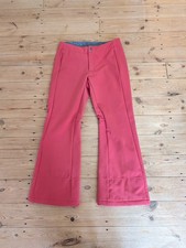 THE NORTH FACE Womens Red Flared Ski Trousers Salopettes UK M W 30"