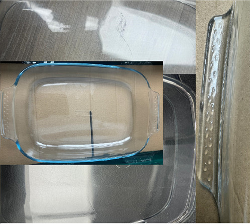 Pyrex roaster defective - pyrex,