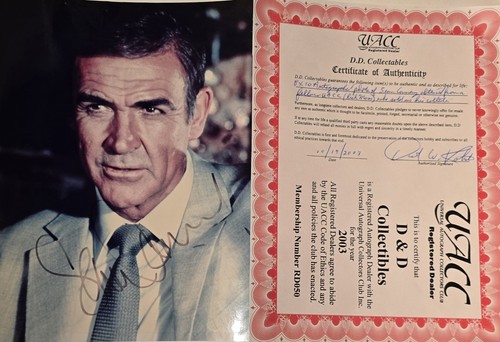 8x10 auto sean connery - 8x10",