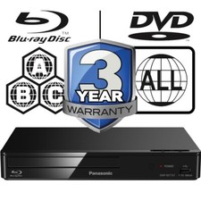 Panasonic DMP-BDT167EB 3D Multi Region All Zone Code Free Smart Blu-ray Player