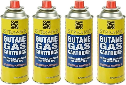 Butane gas canister refill - canister,