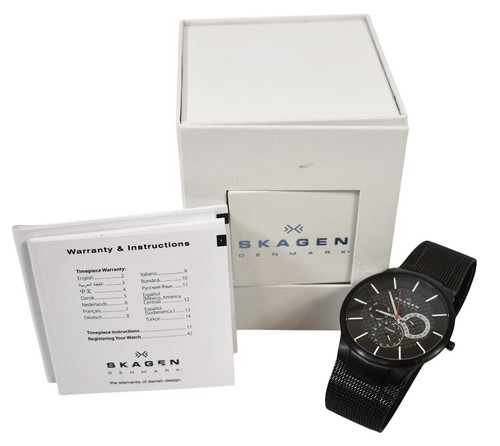 Skagen denmark 809xltbb - denmark, black