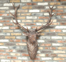 XL Wall Mounted Stag Buck Head