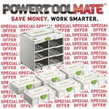 Festool 577816 Systainer Rack SYS3-RK/6 M 337-Set Tool Organisation Holder