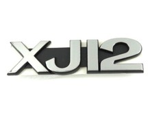Genuine New Rare JAGUAR XJ12 BOOT BADGE Rear Trunk Emblem XJ 12