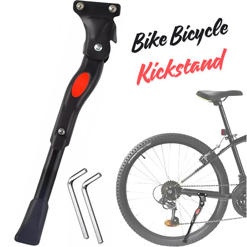 Adjustable bicycle kickstand - bicycle,