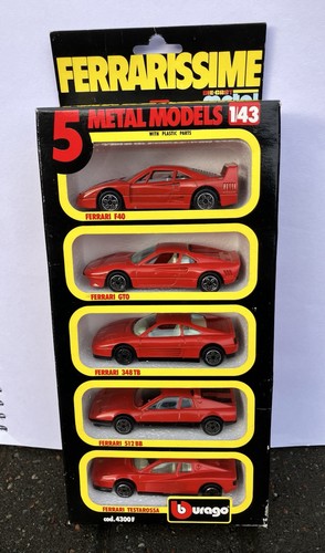 Burago ferrari model set - ferrari,