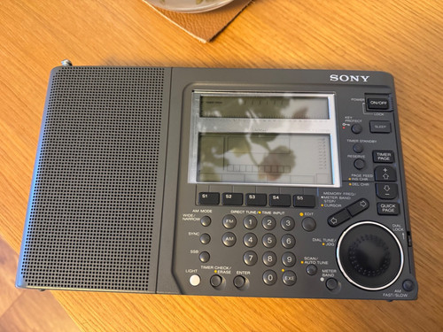 Sony icf sw77 shortwave fm - sony, shortwave,