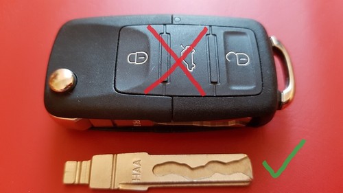 Remote key hu66 audi - hu66,