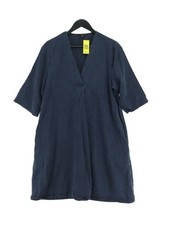 COS A-Line Midi Dress in Blue