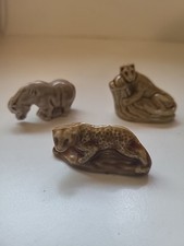 Wade Whimsies Lot Of 3 Leopard,Florida Panther,Shetland Pony England