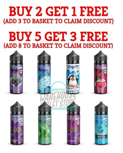 Kingston liquids 100ml 0mg - e,