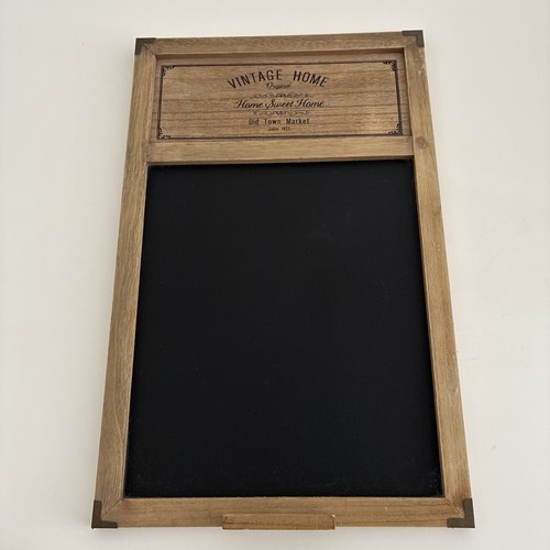 Vintage home wooden blackboard - home,