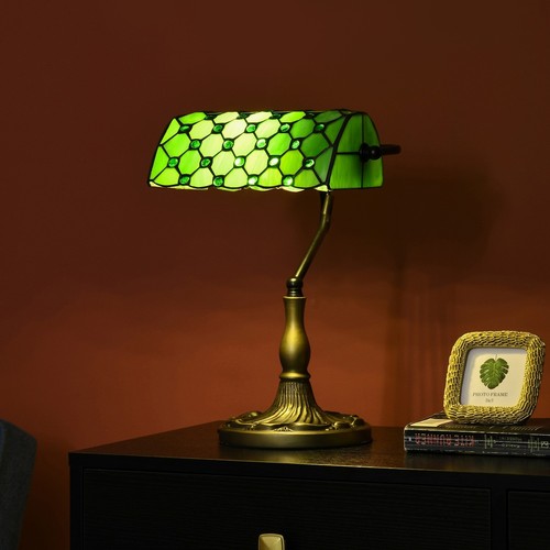 Vintage banker desk lamp - vintage, banker's