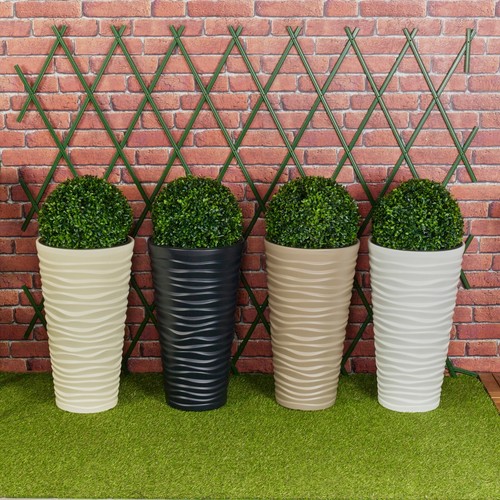 Sand large plant pot - plant, flower