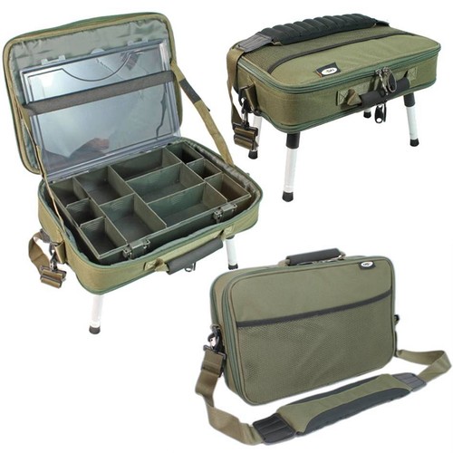New green tackle box bag - tackle,