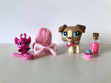 Littlest Pet Shop (LPS) Bundle Jack Russell #1302 & Fairy #2836 w/ accessories