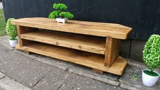 Corner Rustic Pine TV Unit