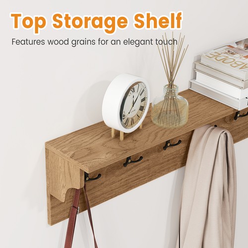 80cm wooden coat rack - coat, wall
