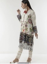KHAADI OFF WHITE GEORGETTE