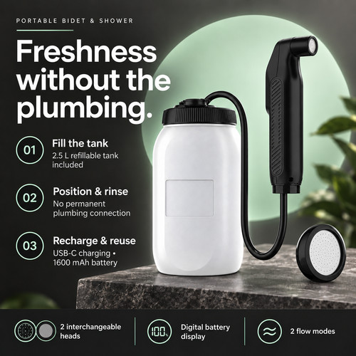 Portable electric bidet - electric,