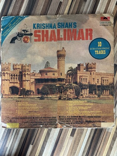 Shalimar bollywood vinyl - shalimar,