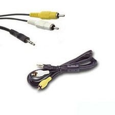 Camera Audio/Video TV Cable Part EG-D2 for Nikon D300s, D3100