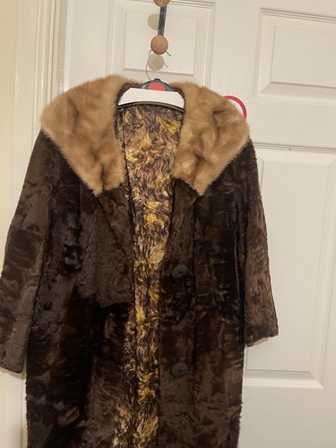 Mink fur coat - mink,