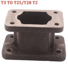 Cast Iron Car T2 T25 To T3 Turbo Manifold Adapter Flange Conversion Convertor