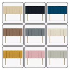 Lined headboard padded plush - padded,