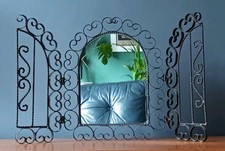 Vintage Black Wrought Iron