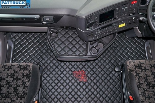 Eco leather floor mat - leather,