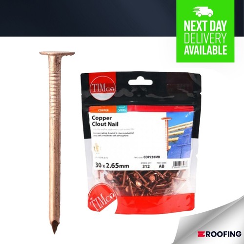 Timco clout nail copper 30mm - timco, x