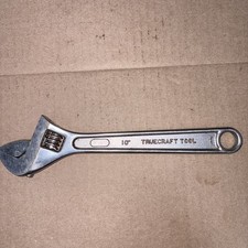 Vintage Truecraft 10 Inch Adjustable Wrench F210 Japan