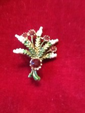 Vintage Thistle Brooch