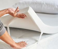 COMFORT TOUCH - Memory Foam Mattress Topper - With/Without Fitting Straps Covers