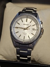Seiko Mens Kinetic 100m Silver
