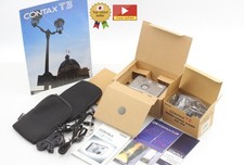 Double Teeth [Unused in Box ] Contax T3 Titan Silver 35mm Film Camera From JAPAN