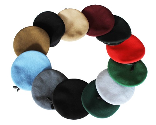 Military beret 100 wool - military, 100%